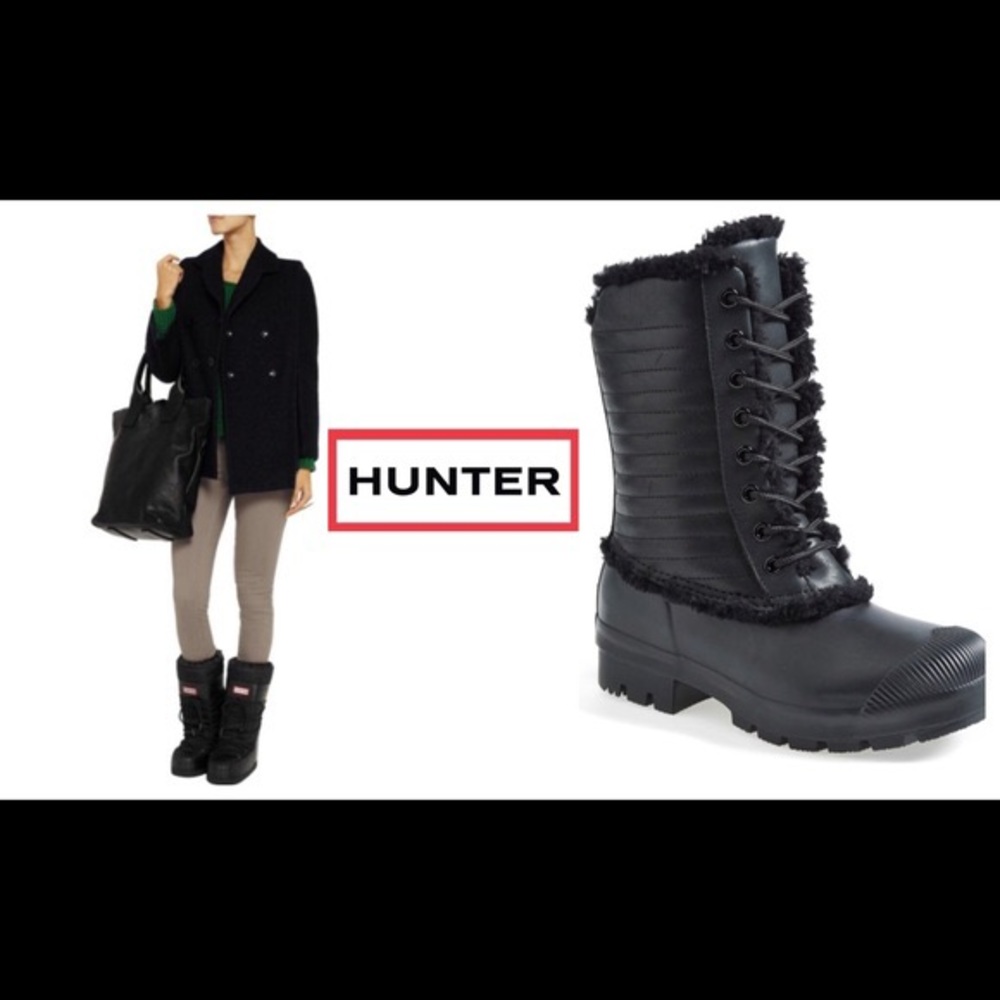 Hunter Shearling Rain /Snow Boot